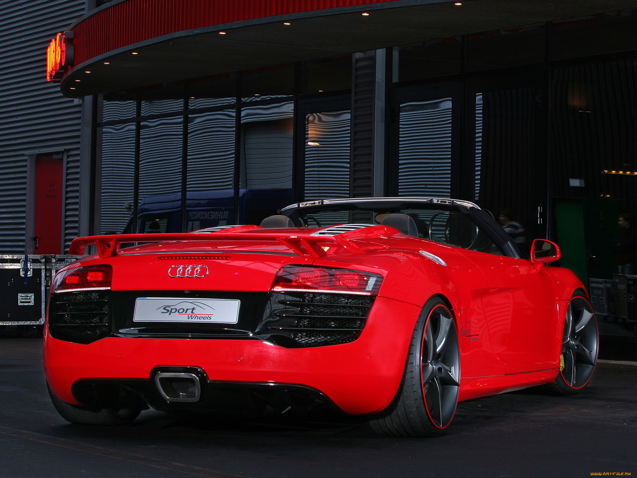 , audi, r8, spyder